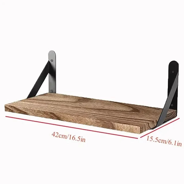 Doodad Co. Floating Wall Shelves — Wooden, Multi-Room Storage
