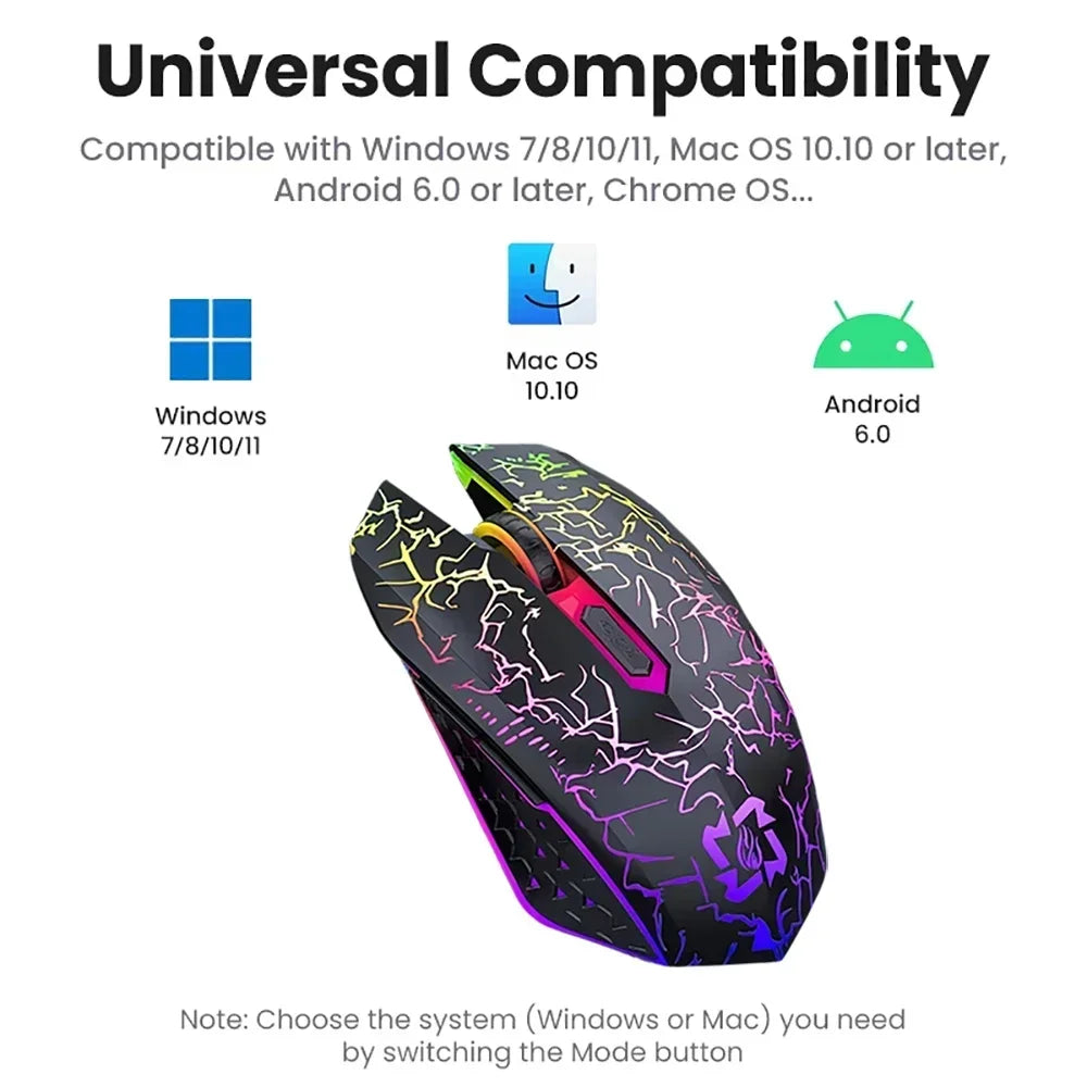 Doodad Co. Dual-Mode RGB Wireless Mouse