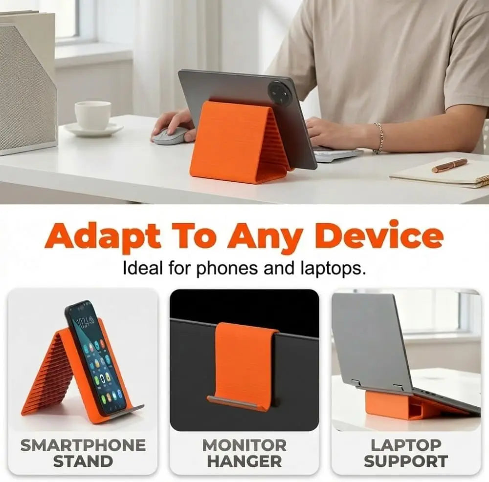 Doodad Co. Foldable Silicone Phone & Laptop Stand