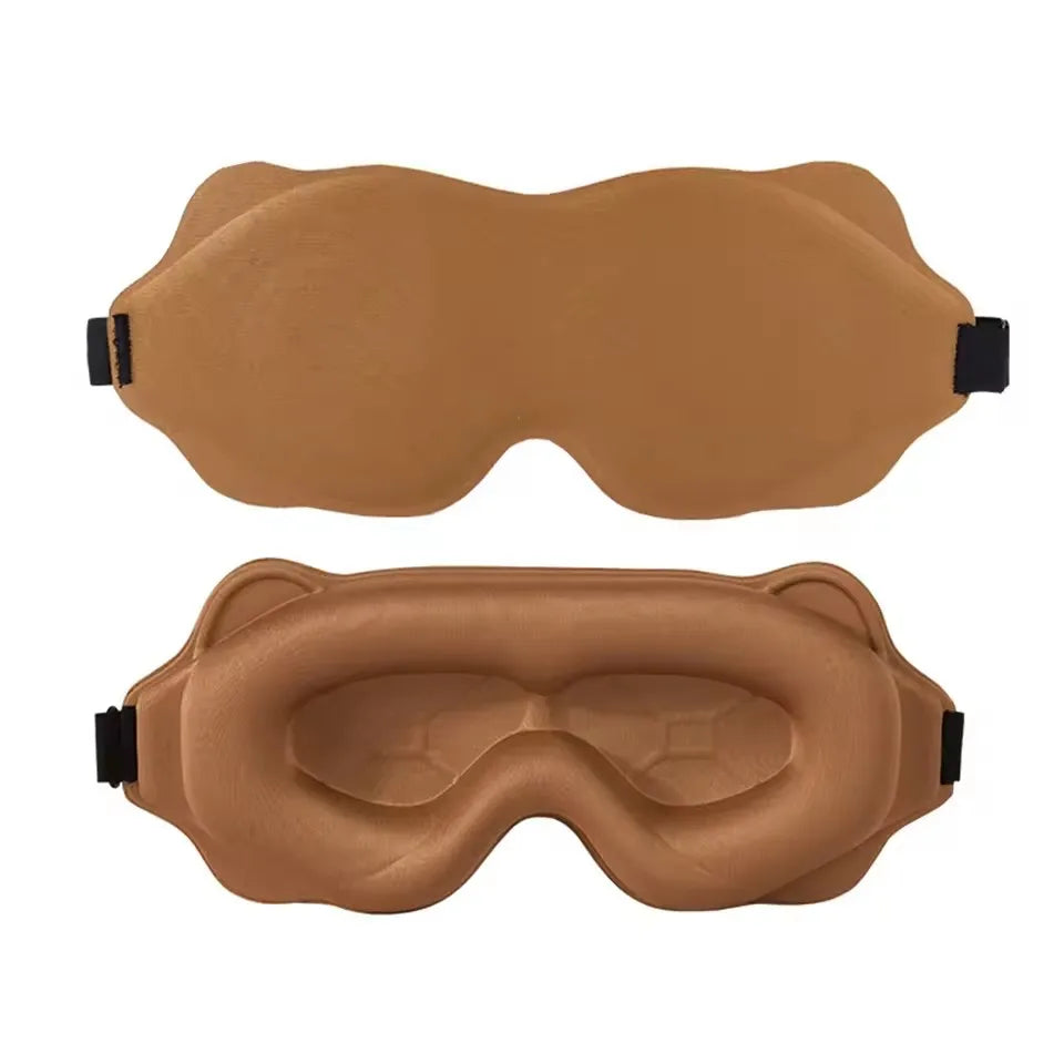 Doodad Co. 3D Contoured Sleep Mask — Blocks Light, Eye Cup Design
