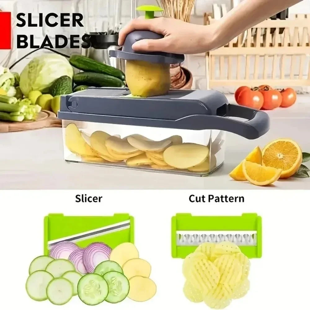 Doodad Co. 14-in-1 Multifunctional Vegetable Chopper
