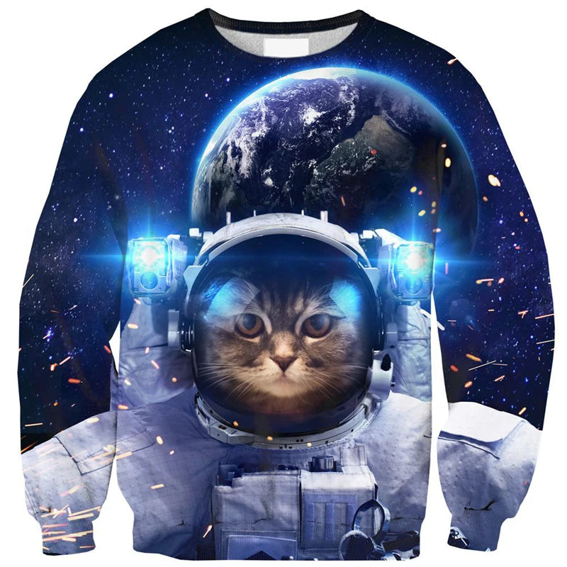 Doodad Co. Graphic Pullover Hoodie — 3D Printed Design, Loose Fit