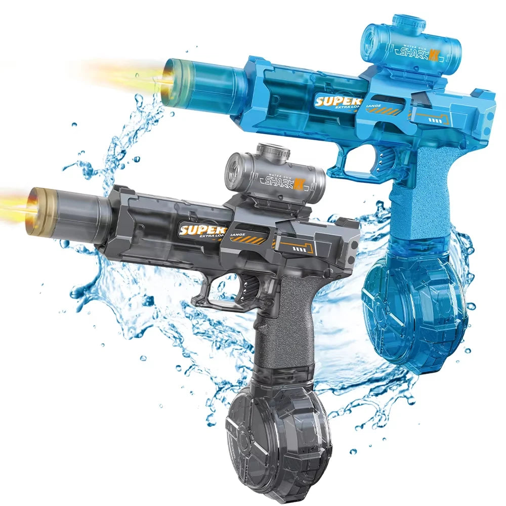 Doodad Co. Automatic Water Blaster — Flame-Light Effect, Electric Pulse Action