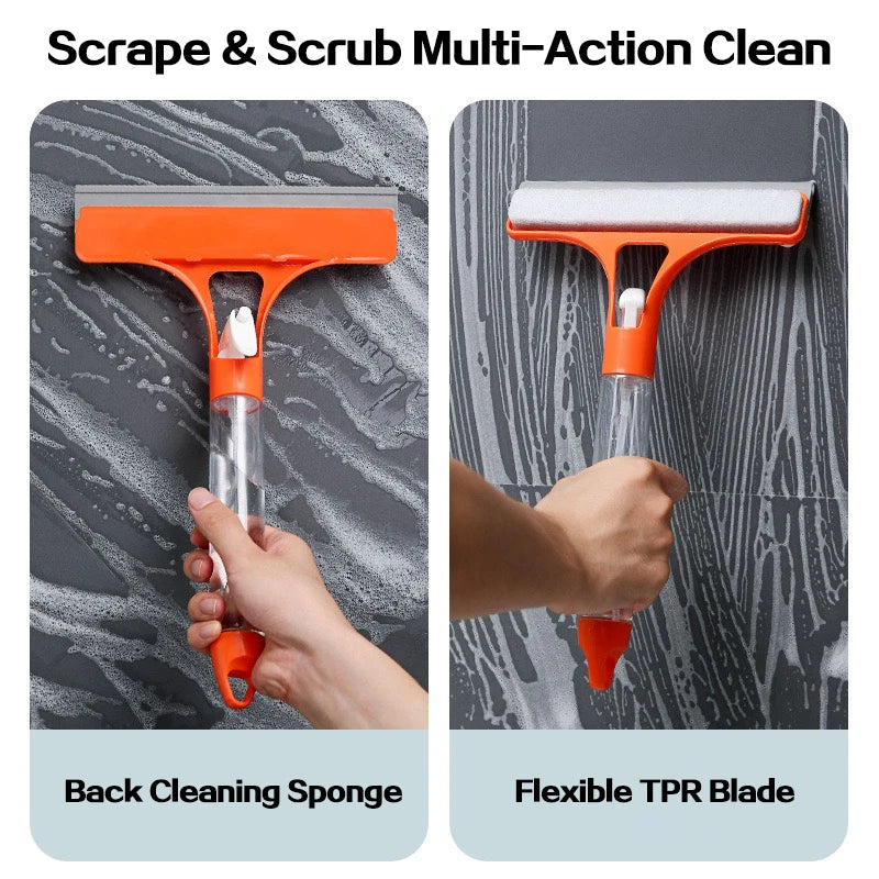 Doodad Co. Window Cleaning Kit — 3-in-1, With Spray Bottle