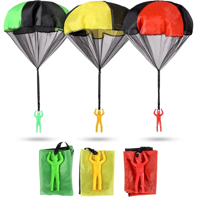 Doodad Co. Flying Parachute Toy — Tangle-Free, Outdoor Play