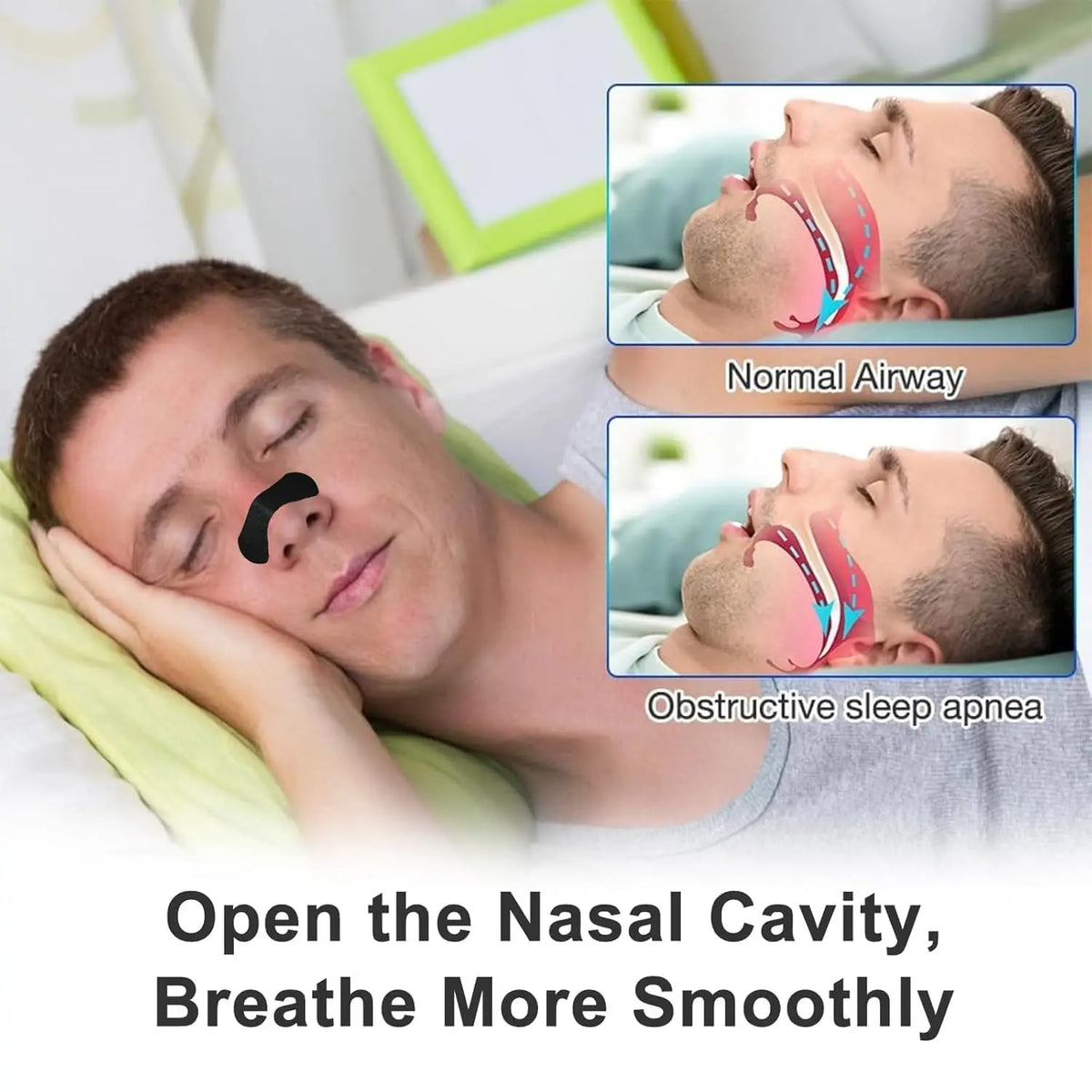 Doodad Co. Anti-Snoring Nasal Strips — Breathable, Better Sleep Support
