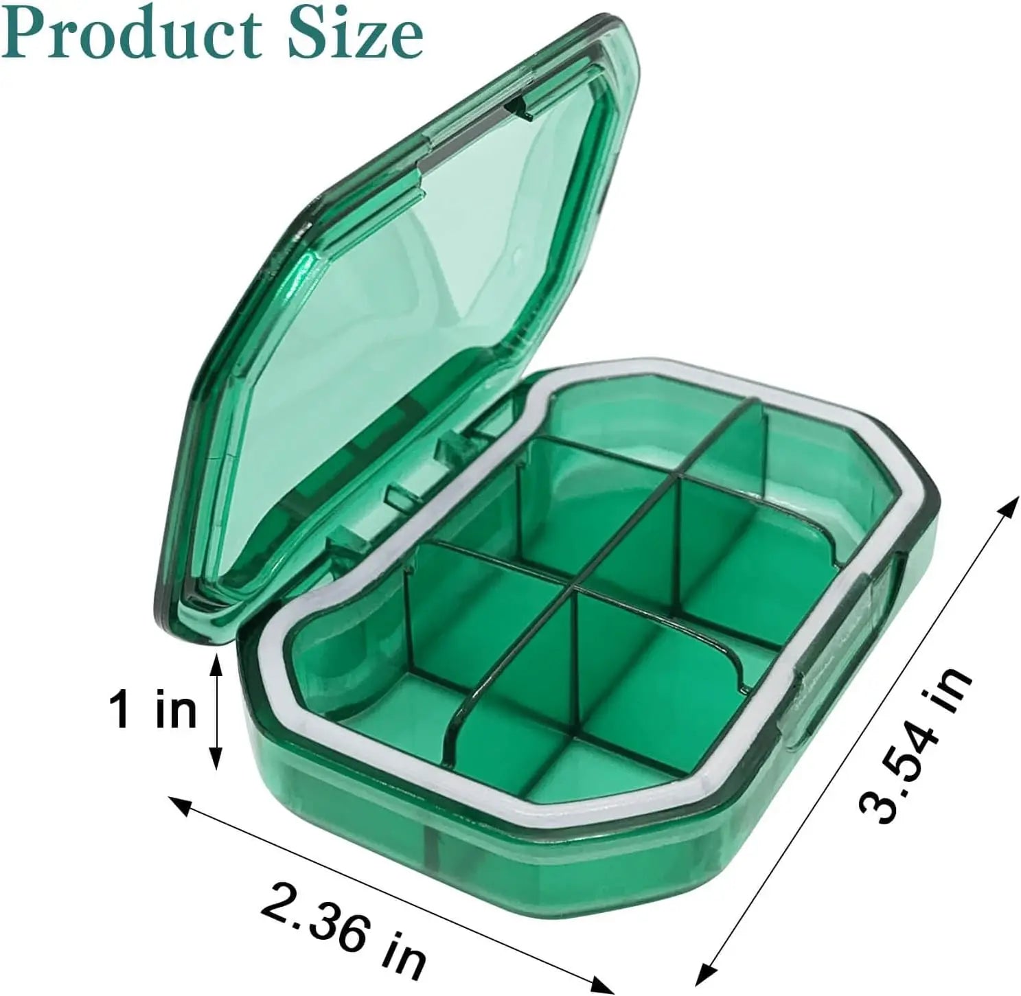 Doodad Co. 7-Day Travel Pill Organizer (2pc)