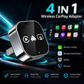 Doodad Co. 4-in-1 Wireless CarPlay Adapter — Instant Wired-to-Wireless Upgrade
