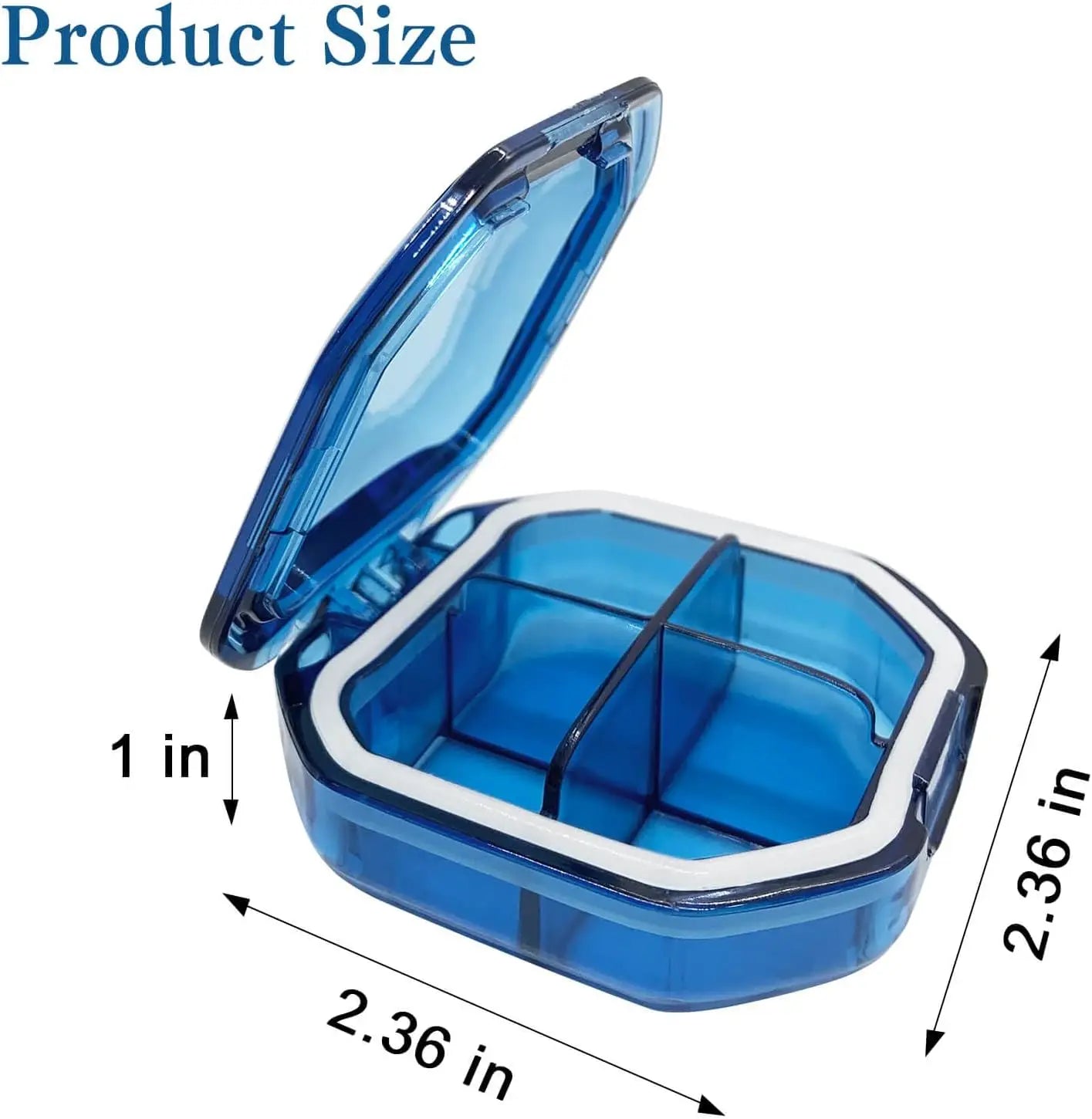 Doodad Co. 7-Day Travel Pill Organizer (2pc)
