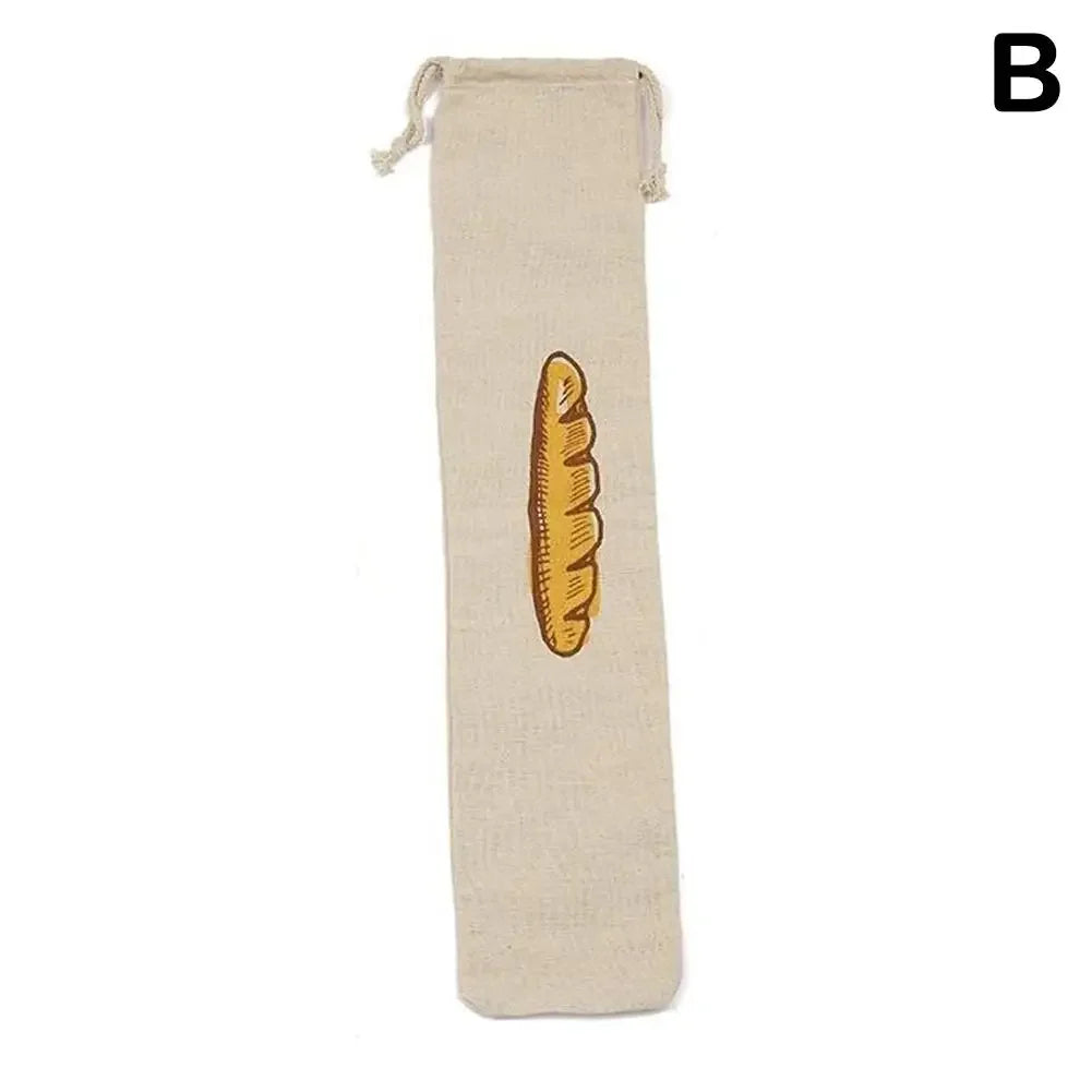 Doodad Co. Linen Bread Bags — Reusable, Washable Storage