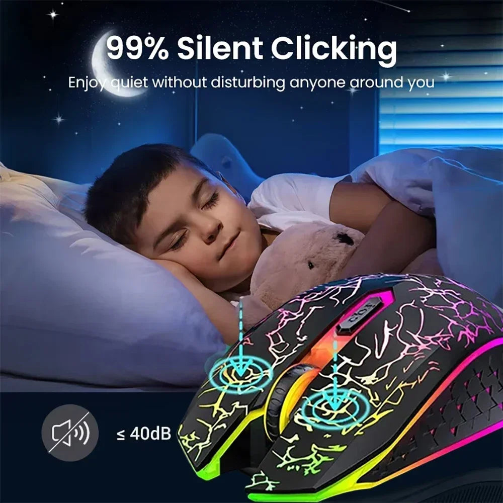 Doodad Co. Dual-Mode RGB Wireless Mouse