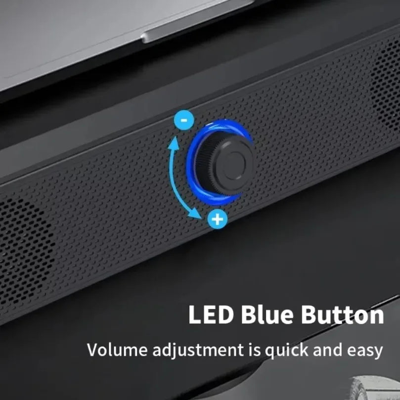 Doodad Co. Bluetooth Soundbar — 3D Surround Sound, Built-In Subwoofer