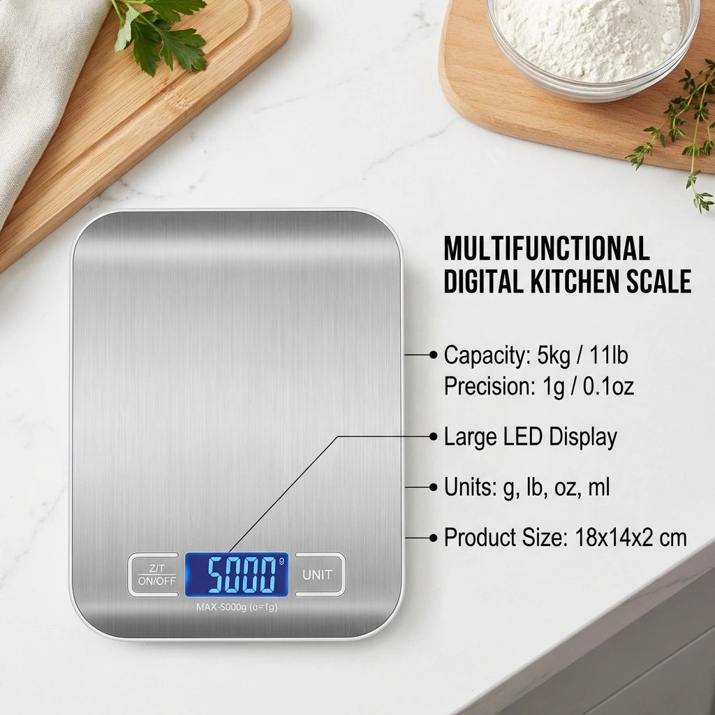 Doodad Co. Digital Kitchen Scale