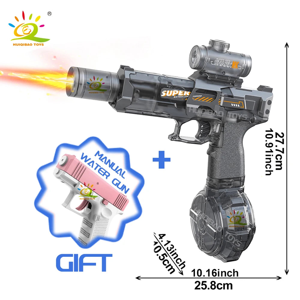 Doodad Co. Automatic Water Blaster — Flame-Light Effect, Electric Pulse Action