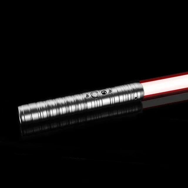 Doodad Co. LED Lightsaber Toy — RGB Color-Changing, Metal Handle