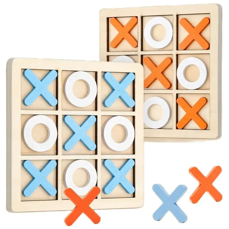 Doodad Co. Montessori Wooden Chess Set — Brain-Training, Educational Toy
