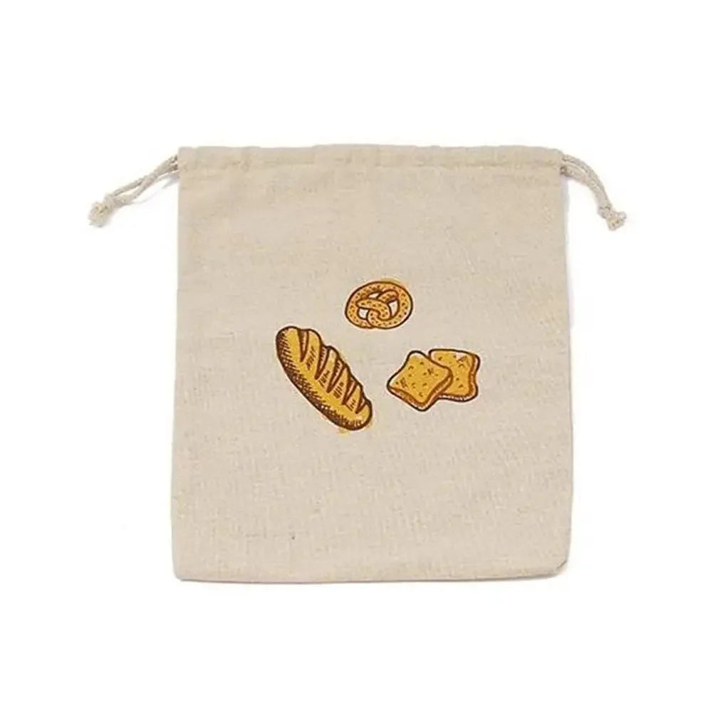 Doodad Co. Linen Bread Bags — Reusable, Washable Storage