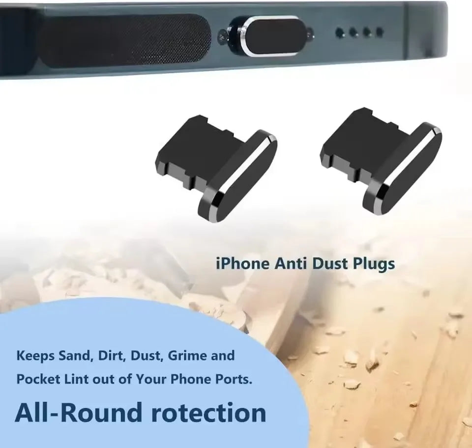 Doodad Co. Charging Port Cleaning Kit — Dust Plug Included, Multi-Device