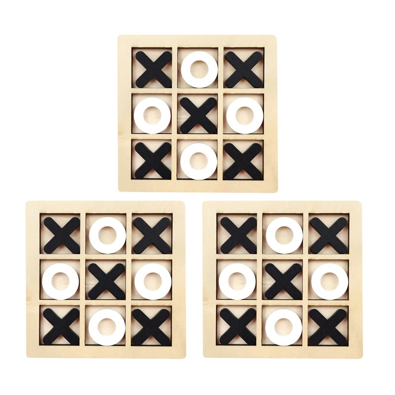 Doodad Co. Montessori Wooden Chess Set — Brain-Training, Educational Toy