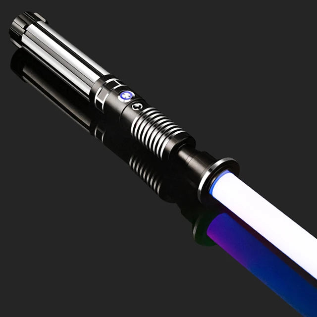 Doodad Co. LED Lightsaber Toy — RGB Color-Changing, Metal Handle