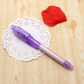 Doodad Co. Invisible Ink Spy Pen — UV Light Included, Secret Messages