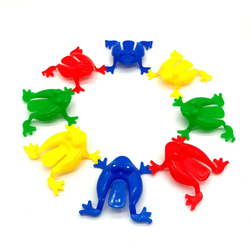 Doodad Co. Jumping Frog Toys — Assorted Colors, Party Favor Set