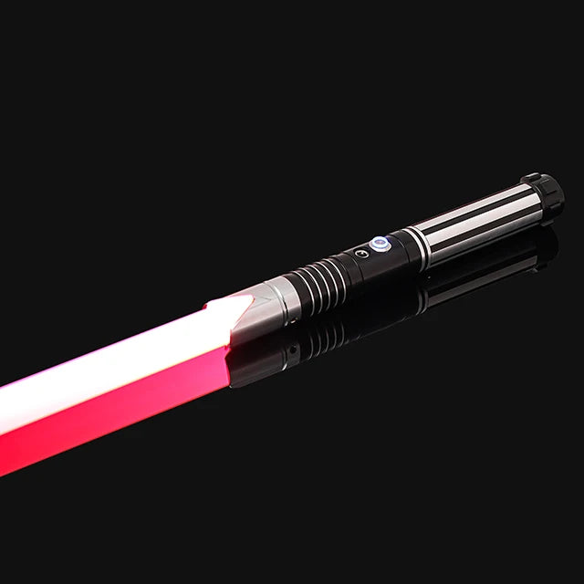Doodad Co. LED Lightsaber Toy — RGB Color-Changing, Metal Handle