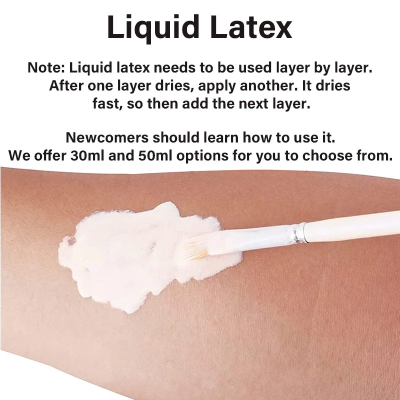 Doodad Co. Liquid Latex SFX Kit — Scars, Wounds & Prosthetics, Pro Halloween Makeup