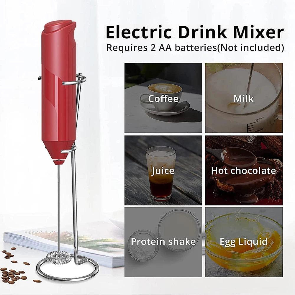 Doodad Co. Milk Frother — Rechargeable, With Stand
