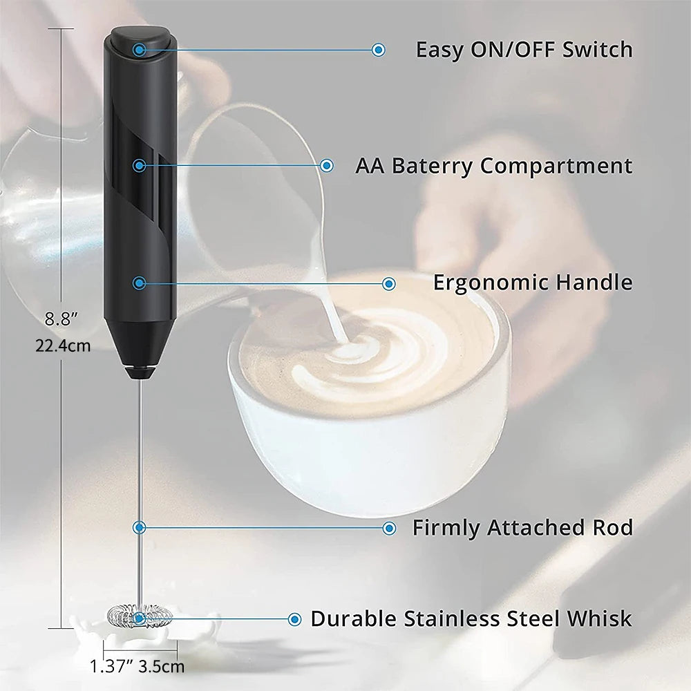 Doodad Co. Milk Frother — Rechargeable, With Stand