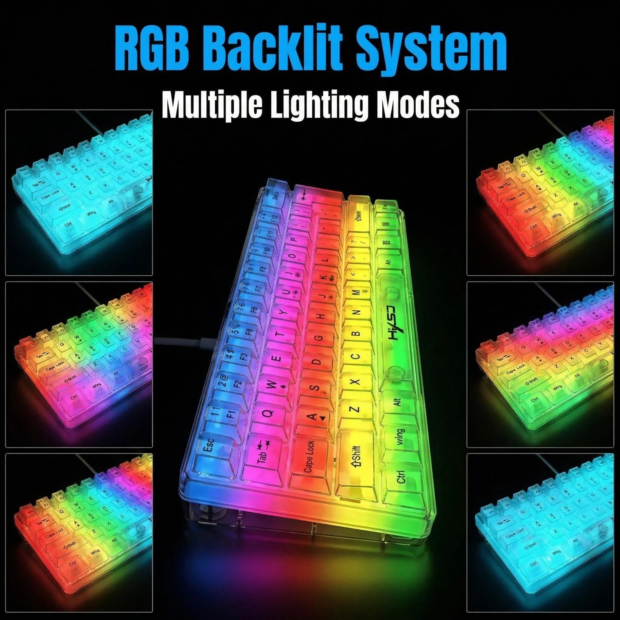 Doodad Co. Transparent RGB Mini Keyboard