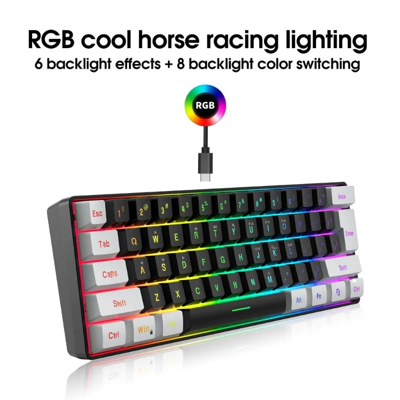Doodad Co. RGB Gaming Keyboard — Water Resistant