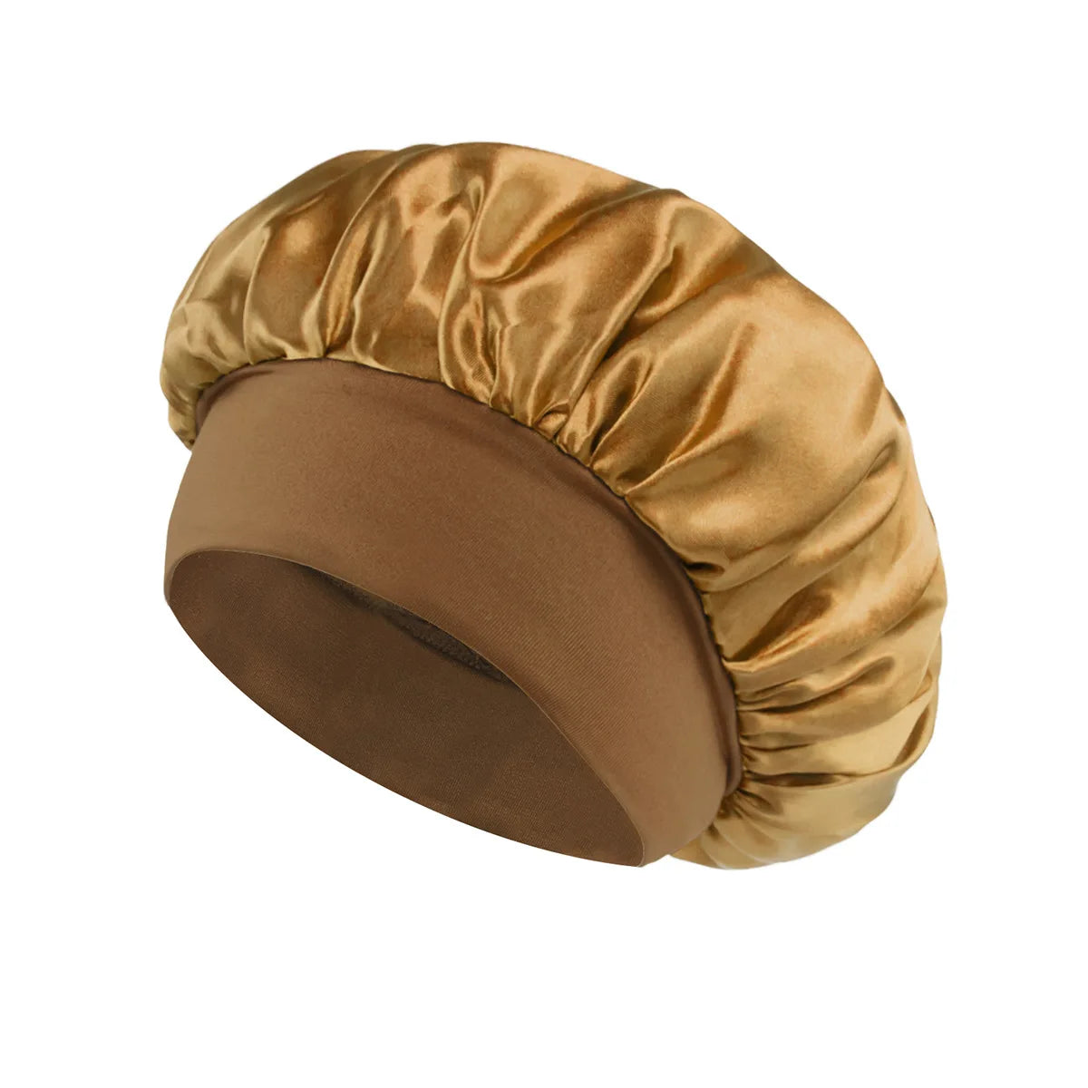 Doodad Co. Satin Sleep Bonnet — Silk-Lined, Large Fit