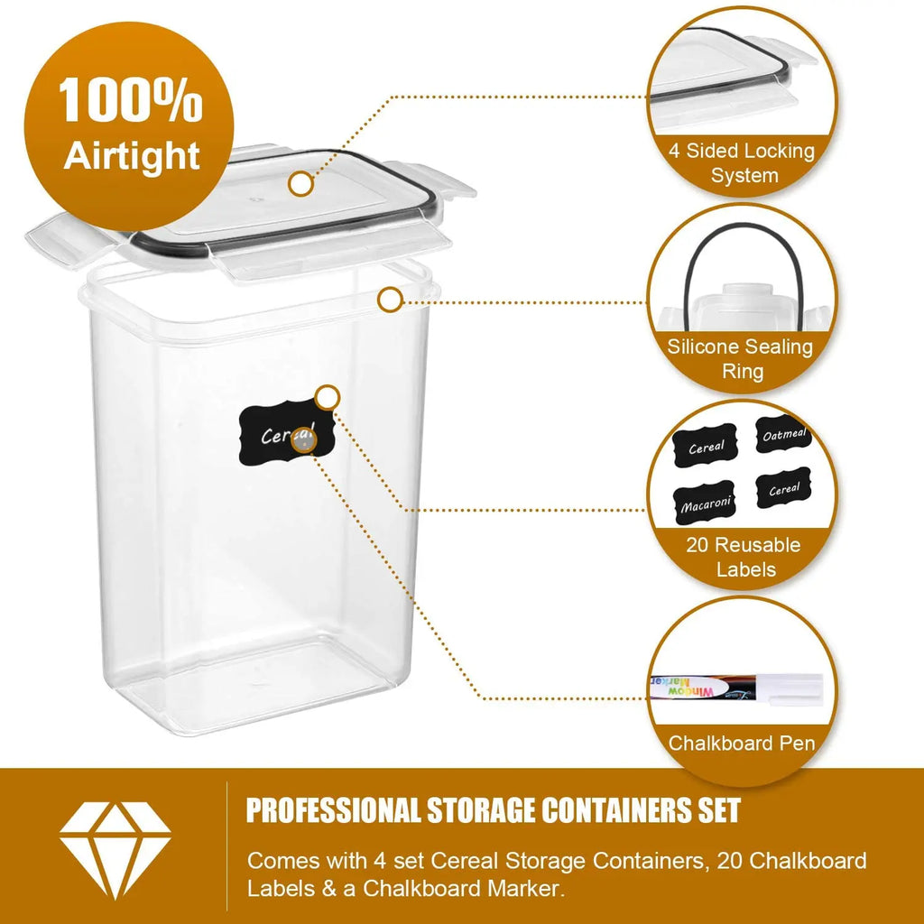 Doodad Co. Airtight Pantry Storage Set (7pc)