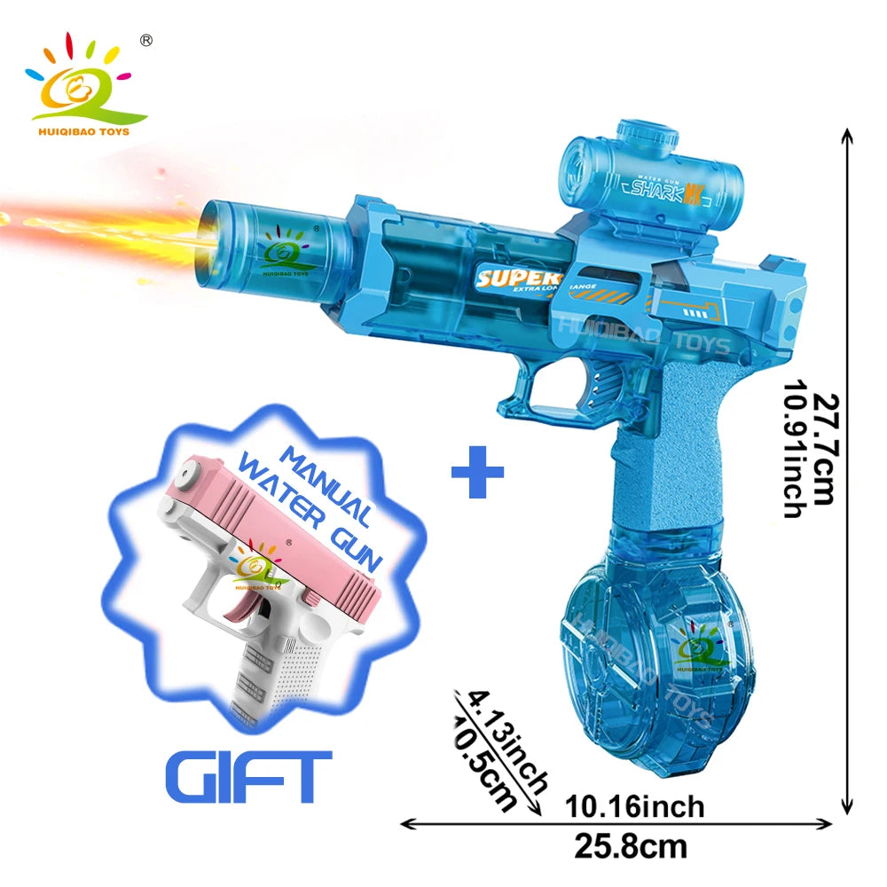 Doodad Co. Automatic Water Blaster — Flame-Light Effect, Electric Pulse Action