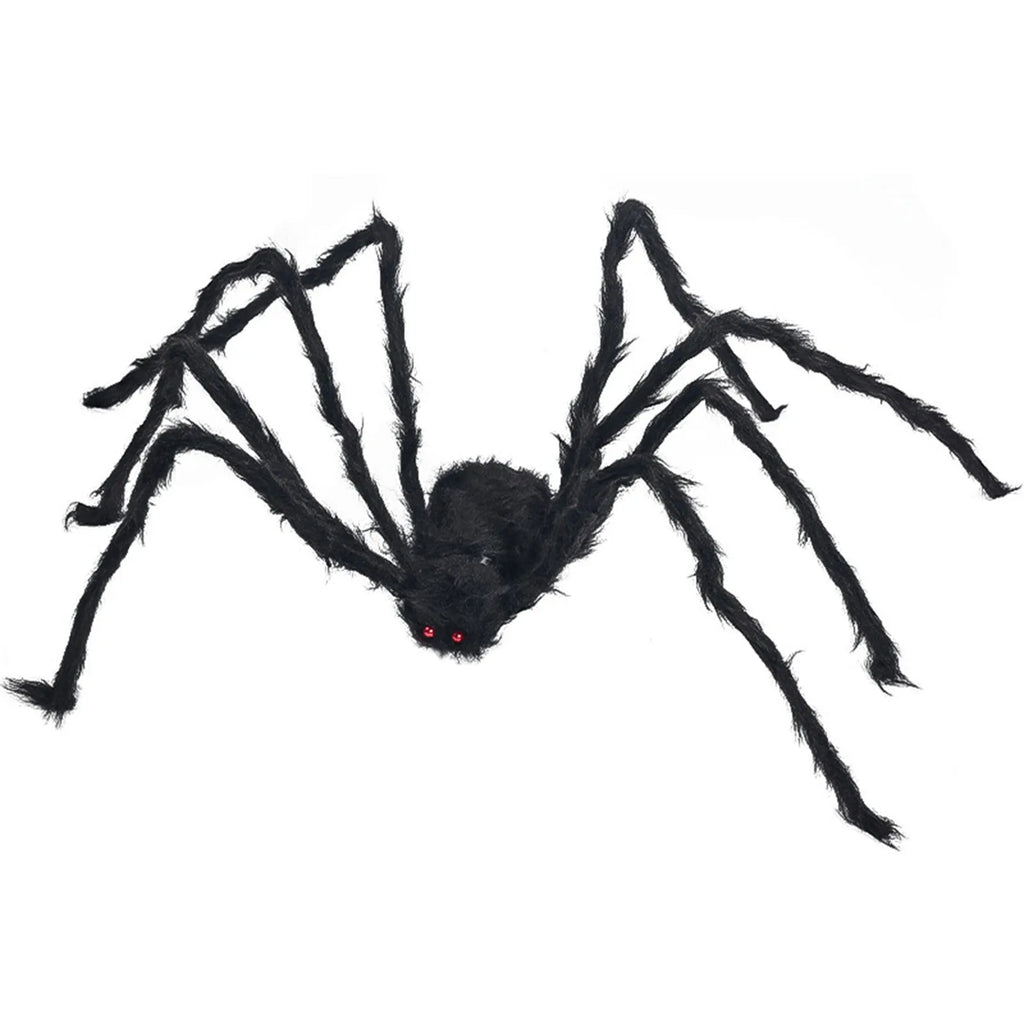 Doodad Co. Giant Hairy Spider Decoration — Realistic Outdoor Halloween Prop