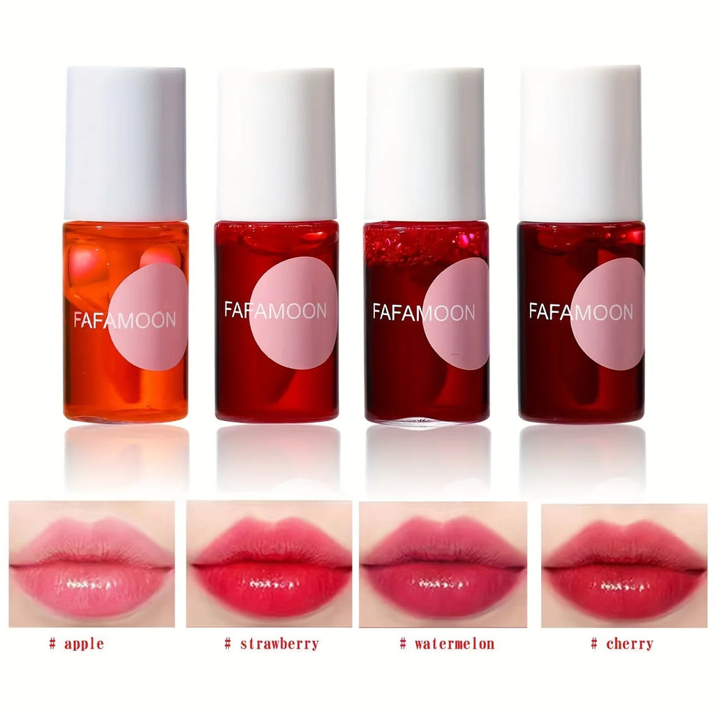 Doodad Co. Fruity Lip Tint Set — Waterproof, 4-Color Set