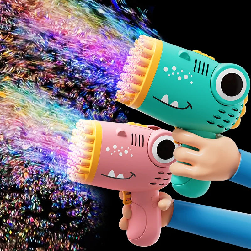 Doodad Co. Bubble Machine Gun — 40-Hole, Electric Handheld