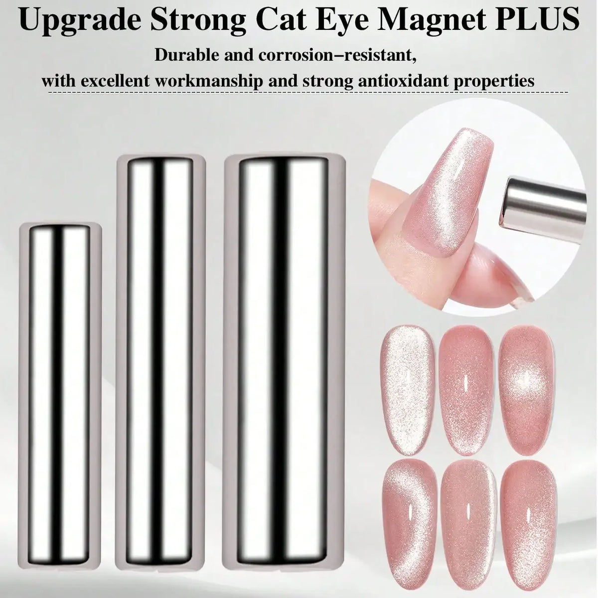 Doodad Co. Cat Eye Magnetic Nail Pen — 3D Effect, Strong Magnet