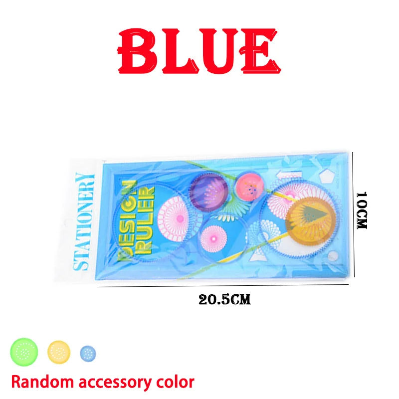 Doodad Co. Spirograph Drawing Set — Educational, Multiple Stencils