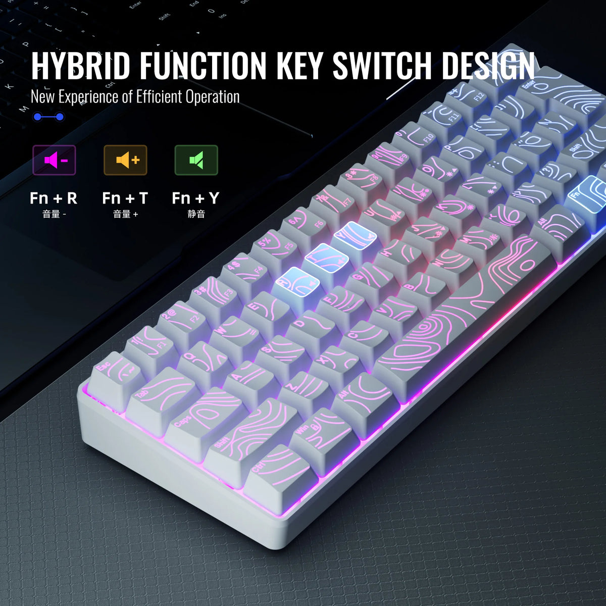 Doodad Co. 60% RGB Gaming Keyboard — Compact Backlit Layout