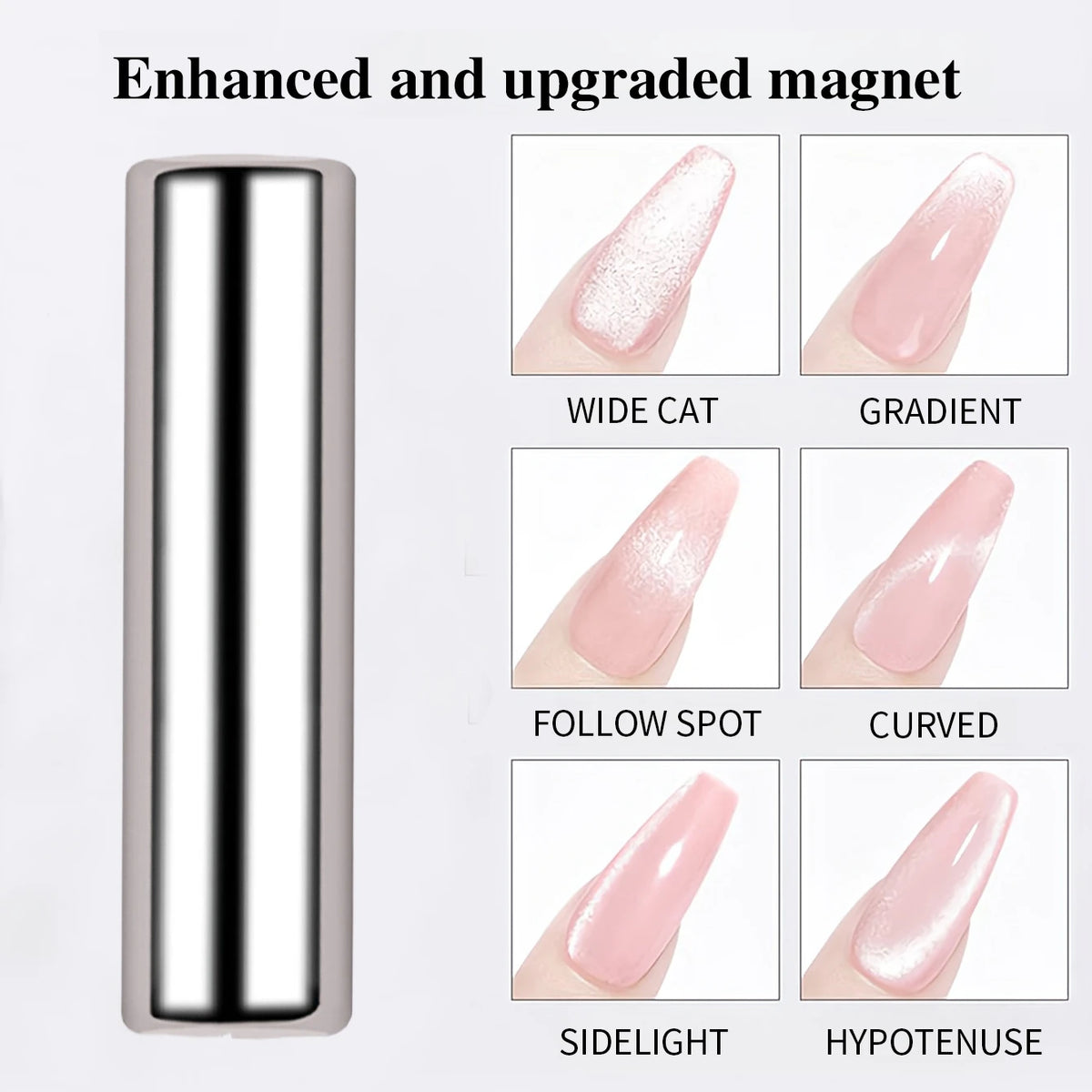 Doodad Co. Cat Eye Magnetic Nail Pen — 3D Effect, Strong Magnet