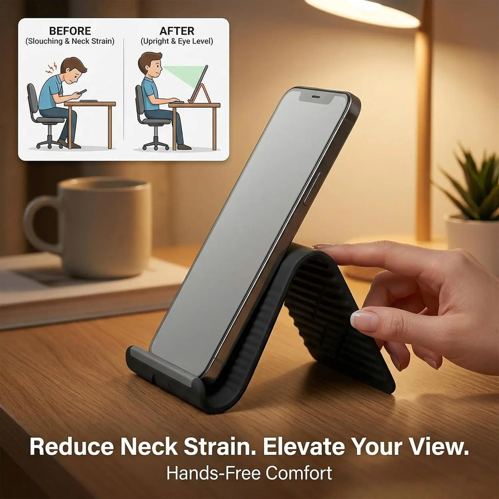 Doodad Co. Foldable Silicone Phone & Laptop Stand