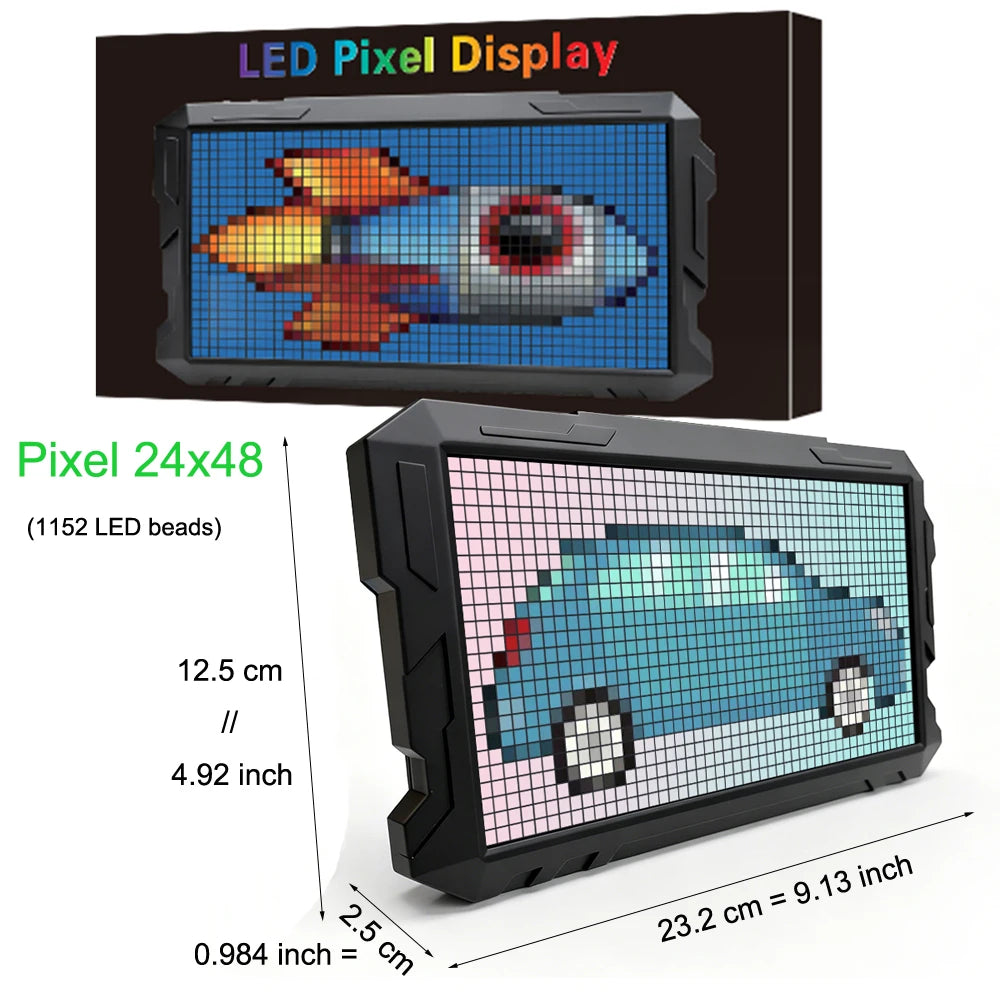Doodad Co. Pixel Art LED Display — DIY Alarm Clock & Mood Light