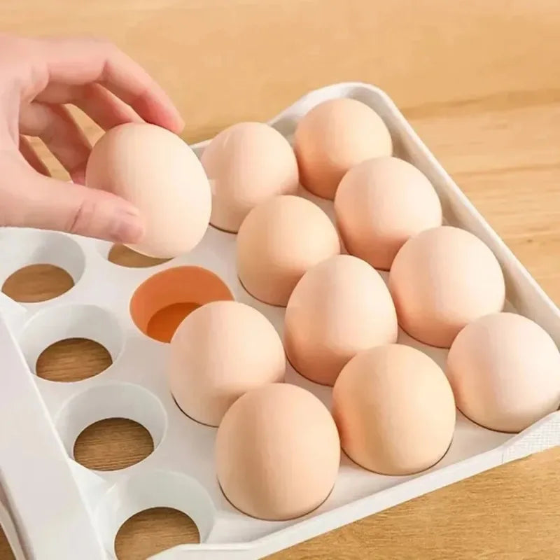 Doodad Co. Drawer Egg Holder — Double-Layer, Fridge Storage