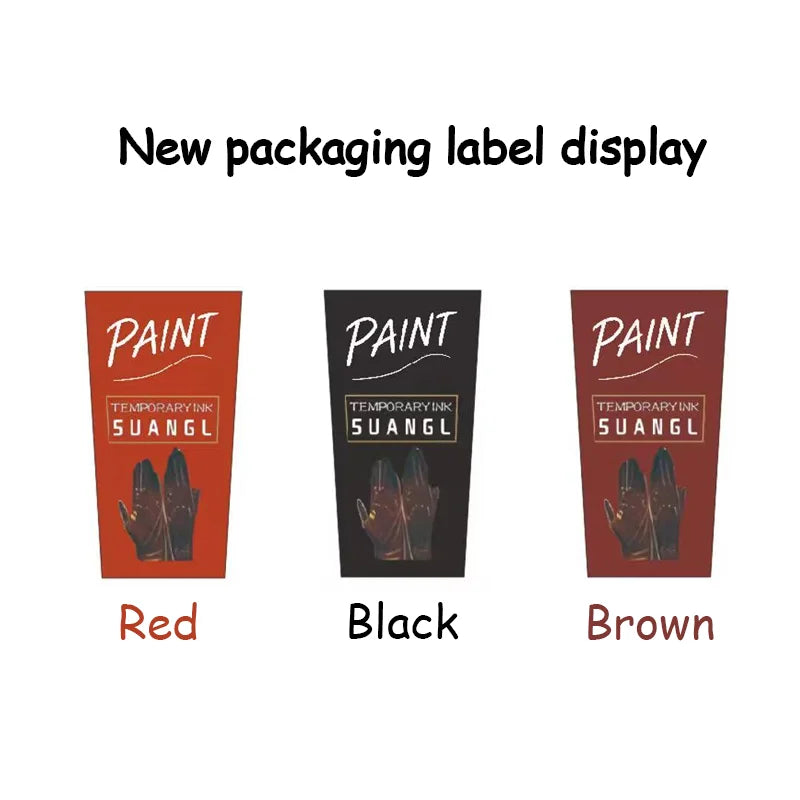 Doodad Co. Henna Tattoo Cones — Multi-Color Set, Temporary Body Art