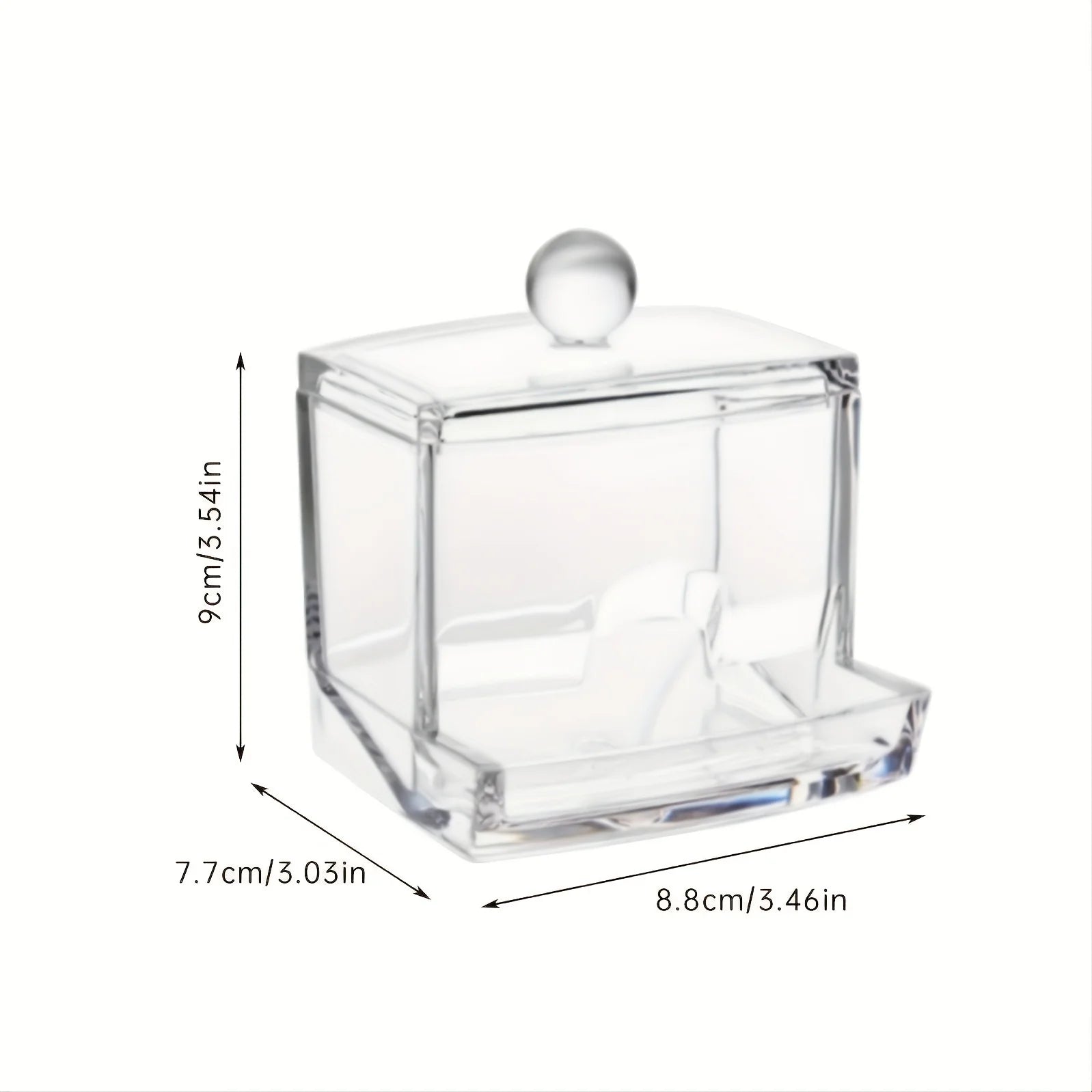 Doodad Co. Clear Bathroom Storage Jar