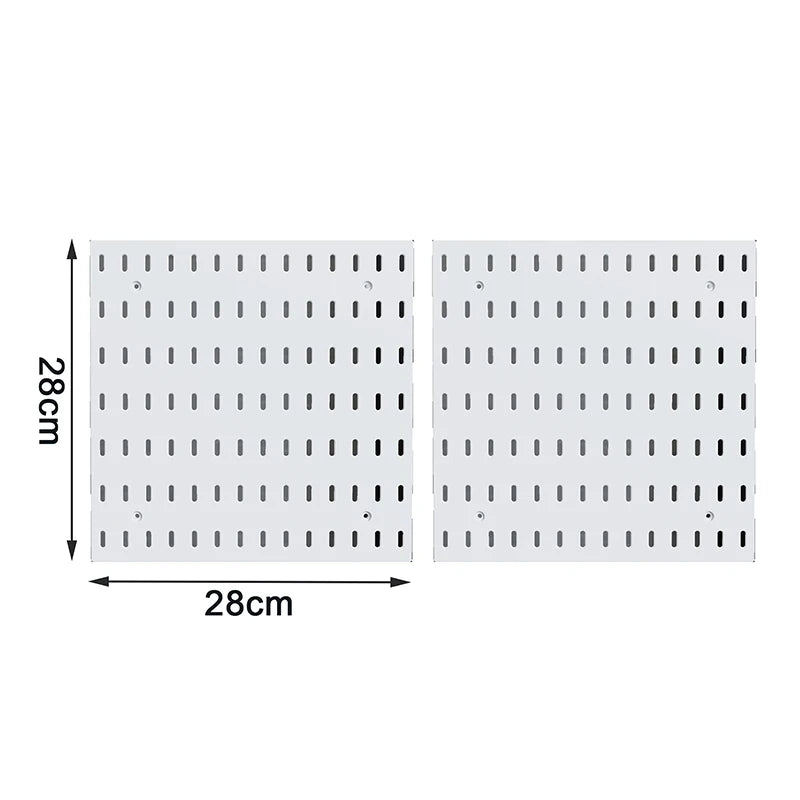 Doodad Co. DIY Pegboard Wall Shelf — Customizable, Hanging Display