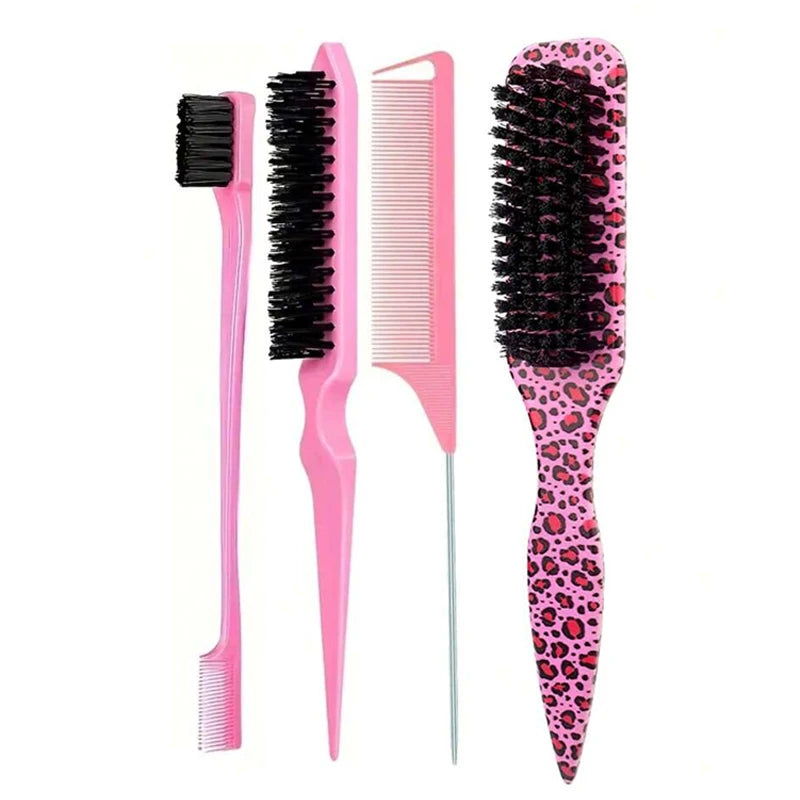 Doodad Co. Edge Control Hair Brush — Slick Back Bristles, Flyaway Control
