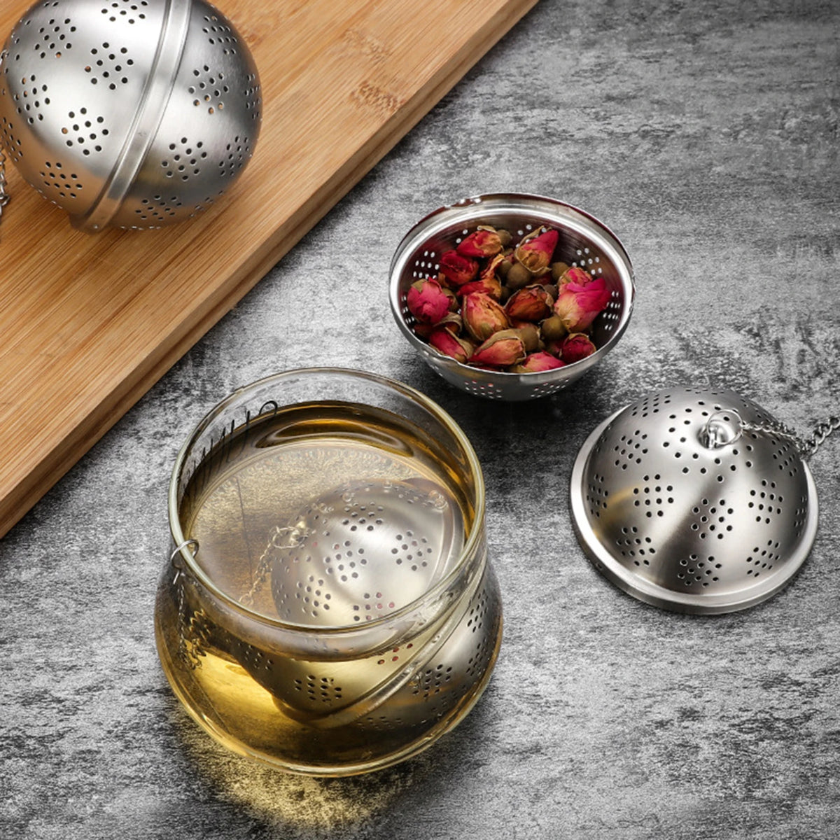 Doodad Co. Mesh Tea Infuser Ball — Stainless Steel, Multi-Use Filter